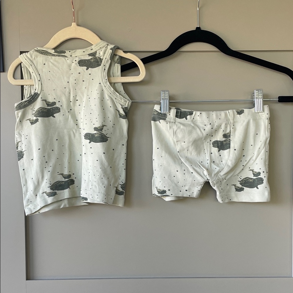 Kate Quinn Kids Pajama Set - Beluga Whale Design - Picture 4 of 4